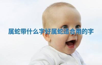 属蛇带什么字好_属蛇适合用的字