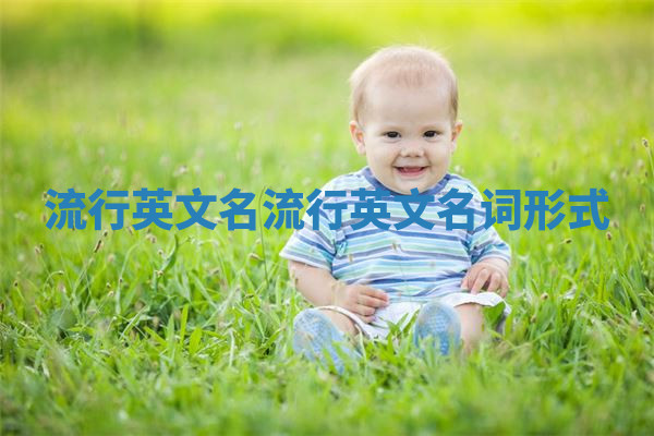 流行英文名 流行英文名词形式